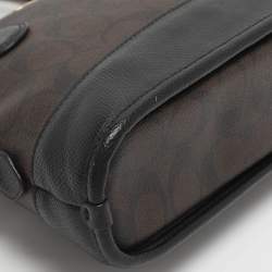 مملوكة مسبقًا Coach Cora Dome Brown Signature Coated Canvas and Leather Satchel