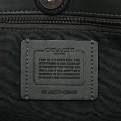 Pre Owned Coach Variety City Beige Signature Coated Canvas Shopper Tote