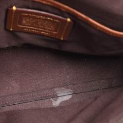 Pre Owned Coach Black Leather Small Parker Chain Flap Shoulder Bag