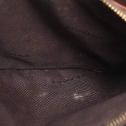 Pre Owned Coach Black Leather Small Parker Chain Flap Shoulder Bag