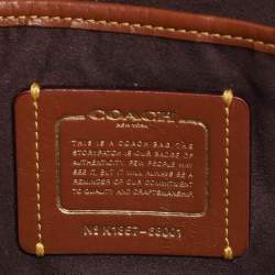 Pre Owned Coach Black Leather Small Parker Chain Flap Shoulder Bag