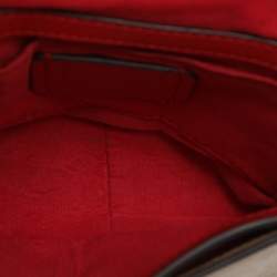 Pre Owned Coach Cassidy Mini Multicolor Signature Coated Canvas and Snakeskin Embossed Leather Shoulder Bags