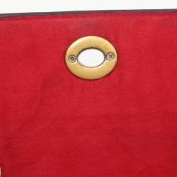 Pre Owned Coach Cassidy Mini Multicolor Signature Coated Canvas and Snakeskin Embossed Leather Shoulder Bags