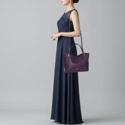 مملوكة مسبقًا حقيبة يد كوتش إد 28 جلد أرجواني