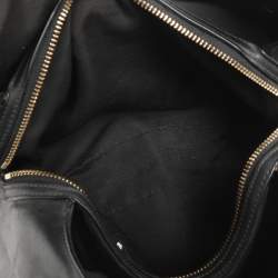 Pre Owned Coach Carlyle Black Leather Shoulder Bag