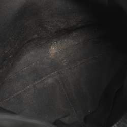 Pre Owned Coach Carlyle Black Leather Shoulder Bag