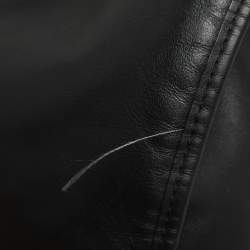 Pre Owned Coach Carlyle Black Leather Shoulder Bag