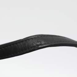 Pre Owned Coach Carlyle Black Leather Shoulder Bag