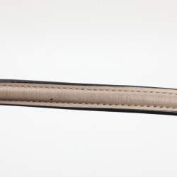 Pre Owned Coach Phoebe Black/Beige Quilted Leather Shoulder Bag