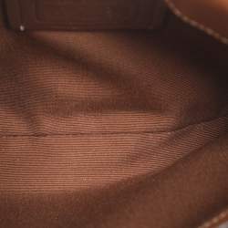 Pre Owned Coach Sage Carryall Beige/Brown Coated Canvas and Leather Satchel