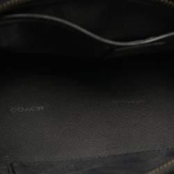 مملوكة مسبقًا Coach Swagger 27 Black Python Embossed Leather Carryall Tote