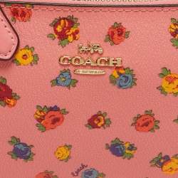 مملوكة مسبقًا Coach Nolita Mini Pink Leather Vintage Rose Print Shoulder Bag