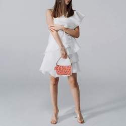 مملوكة مسبقًا Coach Nolita Mini Pink Leather Vintage Rose Print Shoulder Bag