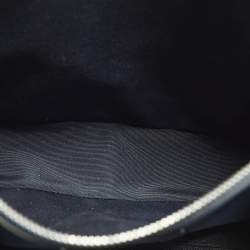 Pre Owned حقيبة يد كوتش تاتوم كاريال كانفاس مقوى شهيـرة زرقاء فاتحة/بيج جلد