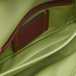 مملوكة مسبقًا حقيبة كتف كوتش تاببي وسادة جلد أزرق فاتح 18