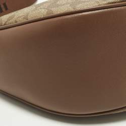 مملوكة مسبقًا Coach Pace Beige/Brown Signature Coated Canvas and Leather Crossbody Bag