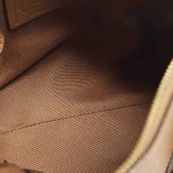 Pre Owned حقيبة ساتشل كوتش "بينيت" جلد بني صغيرة