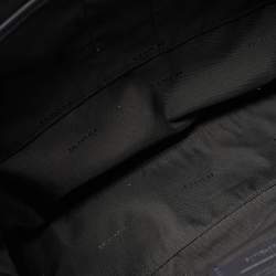 Pre Owned حقيبة يد كوتش متروبوليتان ناعمة جلد حبيبي أزرق منتصف الليل ومخمل