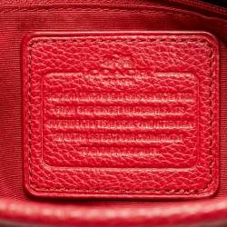 Pre Owned حقيبة يد كروس من كوتش جلد أحمر