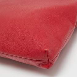 Pre Owned حقيبة يد كروس من كوتش جلد أحمر