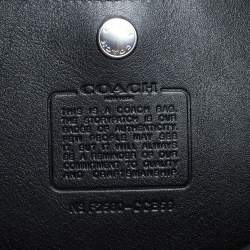 مملوكة مسبقًا Coach Mott Black Leather Shoulder Bag