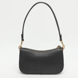 مملوكة مسبقًا حقيبة كتف جلد أسود كوتش سوينغر