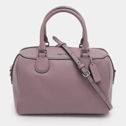 مملوكة مسبقًا Coach Bennett Mini Lilac Leather Satchel