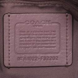 مملوكة مسبقًا Coach Bennett Mini Lilac Leather Satchel