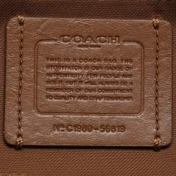 Pre Owned Coach Chelsea Brown Leather Hobo