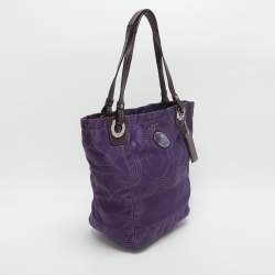 مملوكة مسبقًا حقيبة يد توتس ساتان بنفسجي كوتش