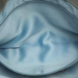 Pre Owned Coach Penelope Blue/Gold Signature Canvas and Leather Shoulder Bag