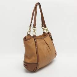 Pre Owned حقيبة كتف كوتش ألكسندرا جلد بني
