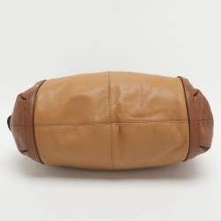 Pre Owned حقيبة كتف كوتش ألكسندرا جلد بني