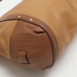 Pre Owned حقيبة كتف كوتش ألكسندرا جلد بني