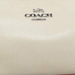 Pre Owned حقيبة كتف كوتش تيري جلد ثلاثي الألوان