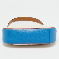 Pre Owned حقيبة كتف كوتش تيري جلد ثلاثي الألوان