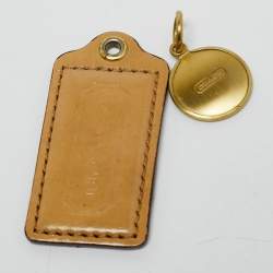 Pre Owned Coach Beige Signature Canvas and Leather Satchel