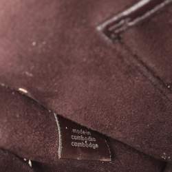 Pre Owned Coach Tabby Purple Leather Crossbody Bag