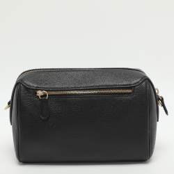 Pre Owned Coach Bennett Black Leather Crossbody Bag