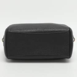 Pre Owned Coach Bennett Black Leather Crossbody Bag