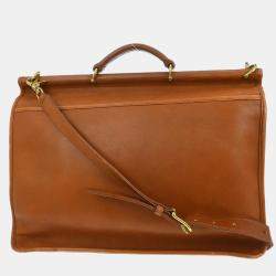 Pre Owned Coach Brown Beekman Briefcase 2way Shoulder Bag