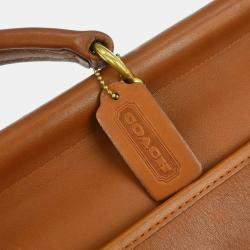 Pre Owned Coach Brown Beekman Briefcase 2way Shoulder Bag