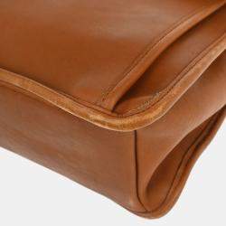 Pre Owned Coach Brown Beekman Briefcase 2way Shoulder Bag