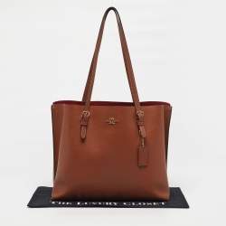 Pre Owned Coach Mollie Brown Leather Tote