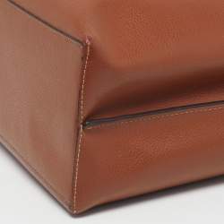 Pre Owned Coach Mollie Brown Leather Tote