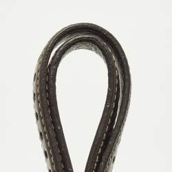 Pre Owned Coach Front Pocket Beige/Brown Signature Coated Canvas Leather Satchel