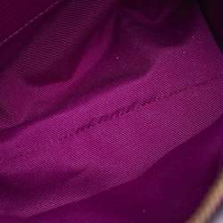 Pre Owned Coach Bennett Mini Purple Leather Satchel