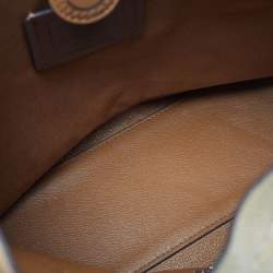 Pre Owned Coach Hanna Yellow Leather Shoulder Bag