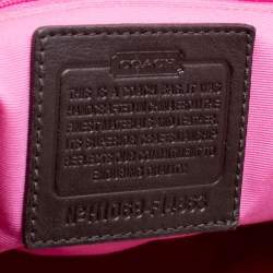 Pre Owned Coach Beige Signature Canvas Shopper Tote