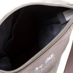Coach Lilac Signature Fabric Opt Art Crossbody Bag